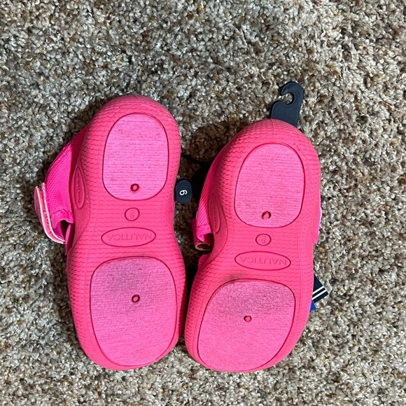 Nautica Kids Kettle Gulf Protective Water Shoes Closed-Toe Sport SZ9 Neon Pink - Picture 6 of 8